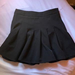 M, Originally from Shein, Aesthetic Black Pleated Skirt, Short
